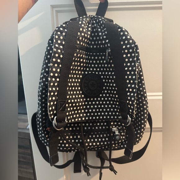 Kipling Dotted Black Backpack - Picture 8 of 8